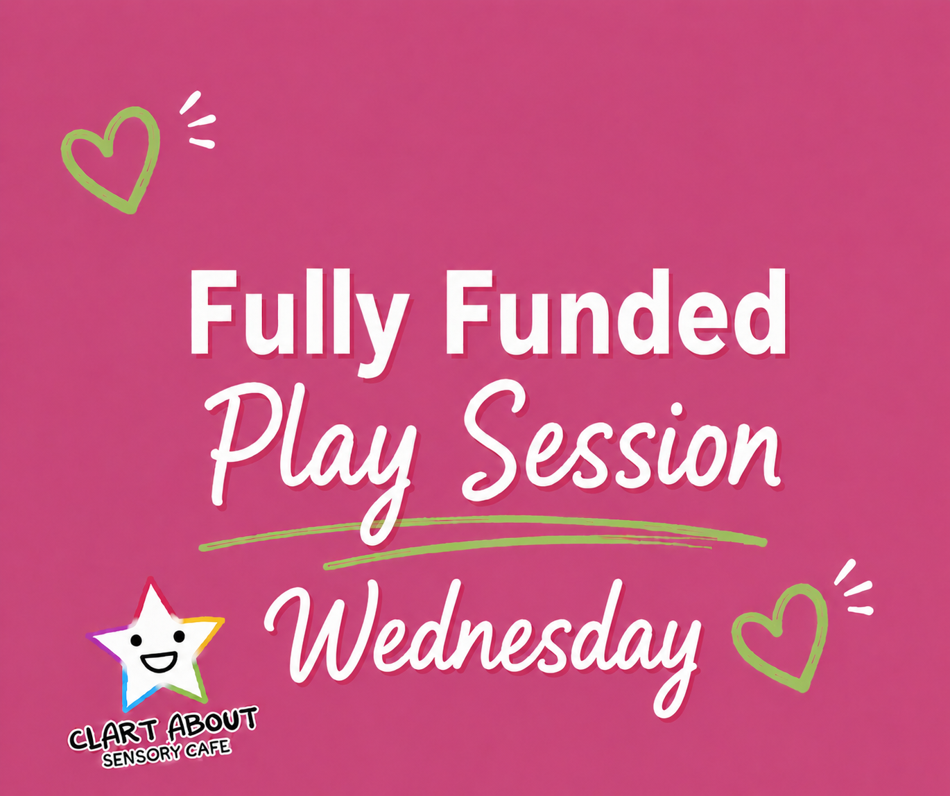 Fully Funded Play Session Wednesday 27th May 9.30-11.30am session