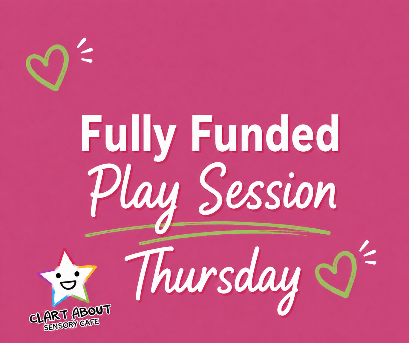 Fully Funded Play Session Thursday 11th June 9.30-11.30am session